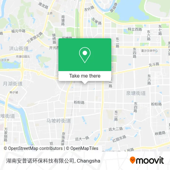 湖南安普诺环保科技有限公司 map