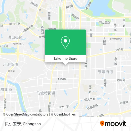 贝尔安亲 map
