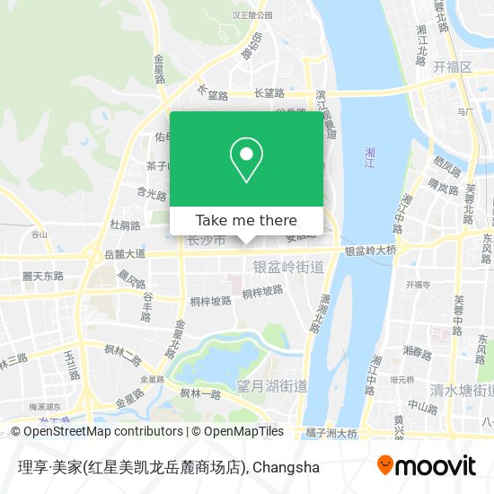 理享·美家(红星美凯龙岳麓商场店) map