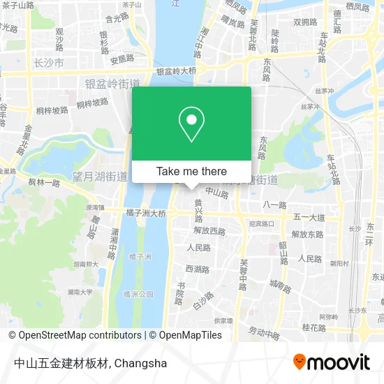 中山五金建材板材 map