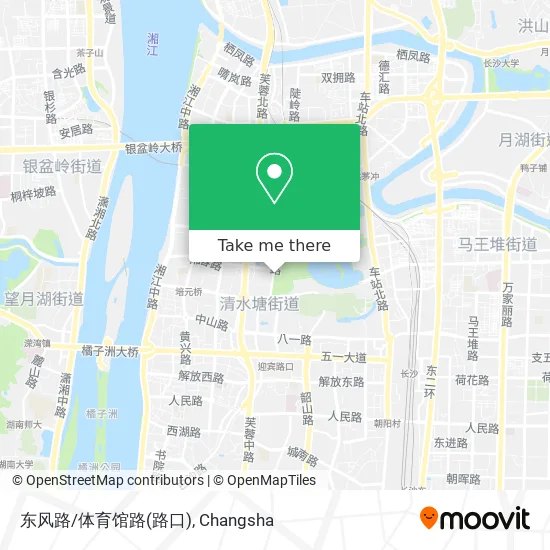 东风路/体育馆路(路口) map