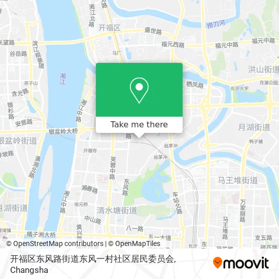 开福区东风路街道东风一村社区居民委员会 map