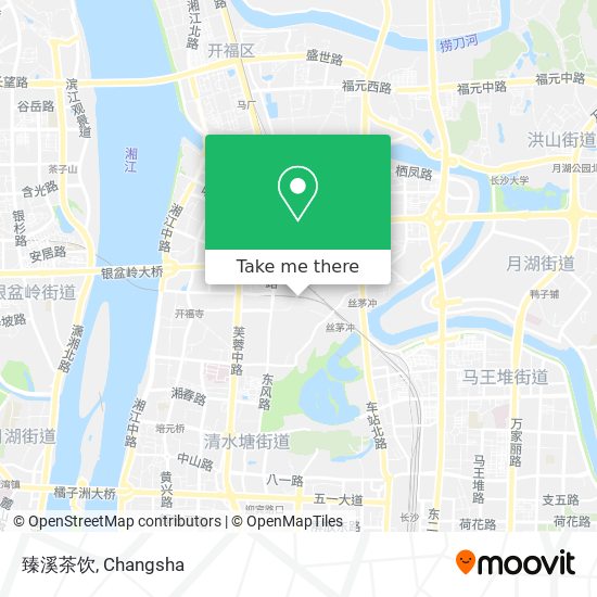 臻溪茶饮 map