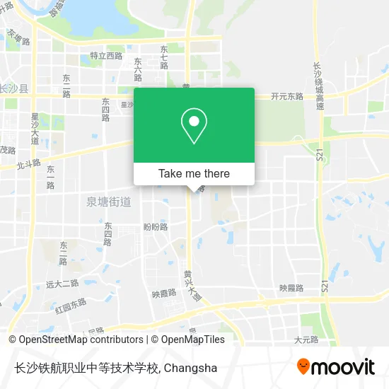 长沙铁航职业中等技术学校 map