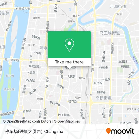停车场(铁银大厦西) map