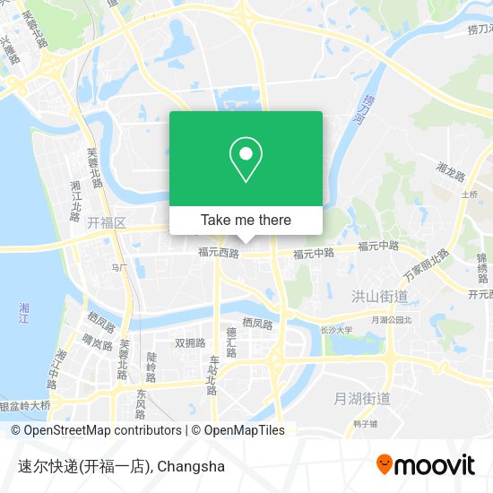 速尔快递(开福一店) map