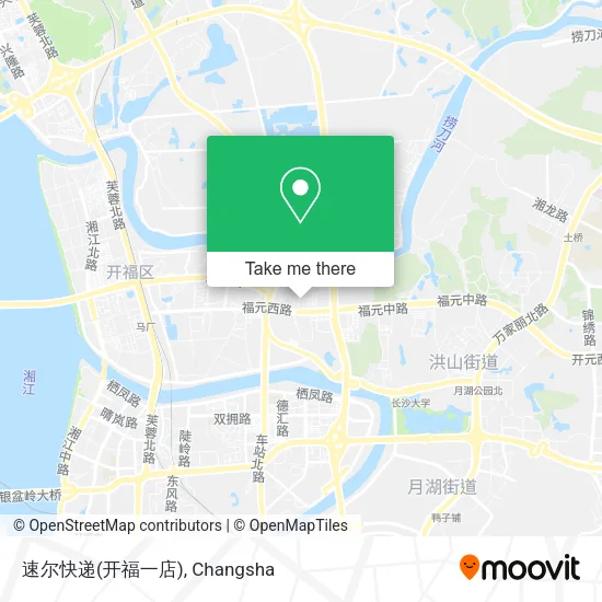 速尔快递(开福一店) map