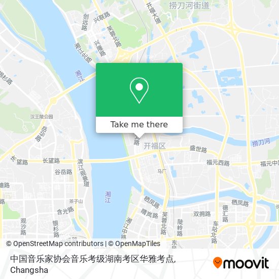 中国音乐家协会音乐考级湖南考区华雅考点 map