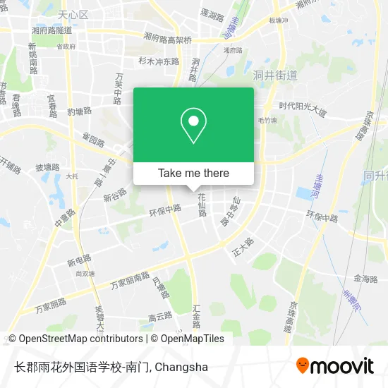 长郡雨花外国语学校-南门 map