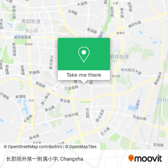 长郡雨外第一附属小学 map