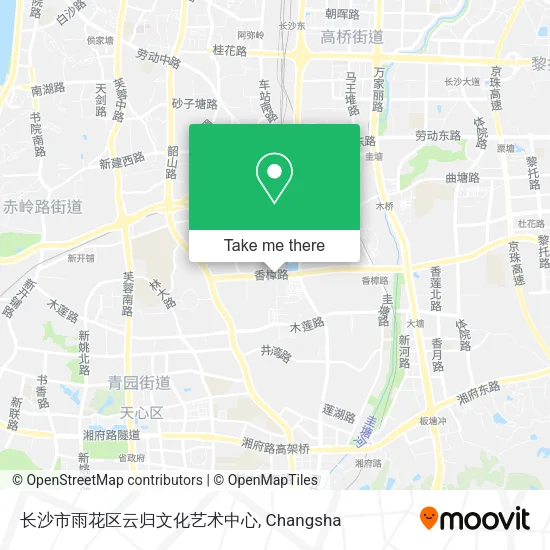 长沙市雨花区云归文化艺术中心 map