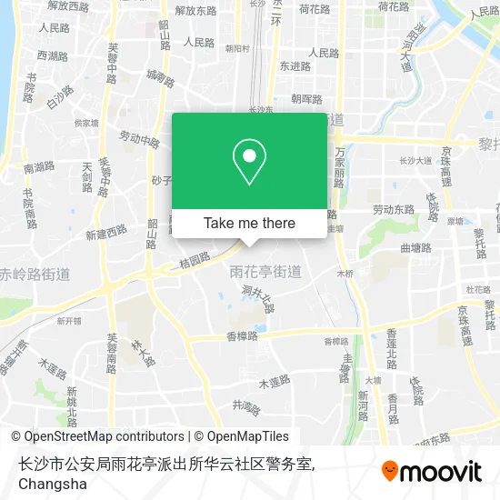 长沙市公安局雨花亭派出所华云社区警务室 map