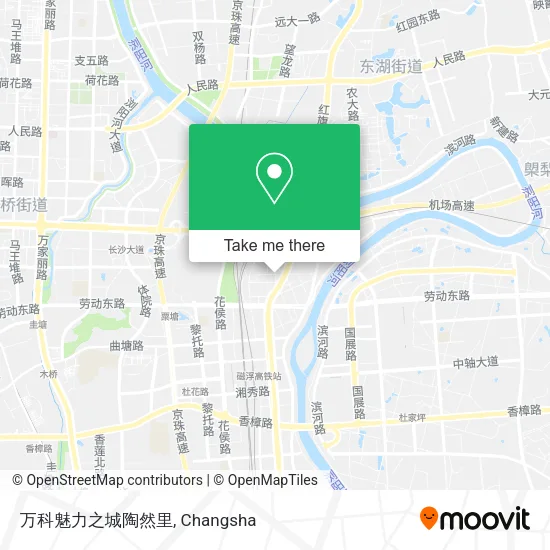 万科魅力之城陶然里 map