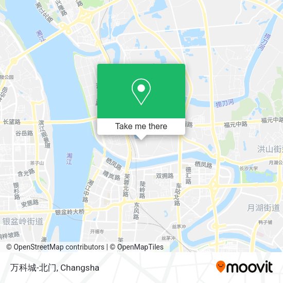 万科城-北门 map