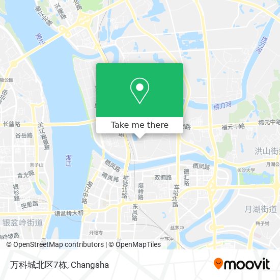 万科城北区7栋 map