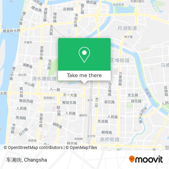 车湘街 map