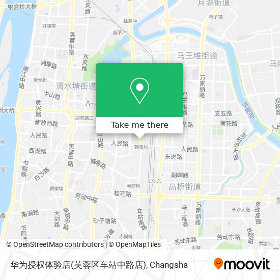 华为授权体验店(芙蓉区车站中路店) map