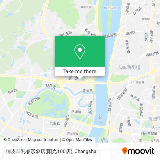 俏皮羊乳品形象店(阳光100店) map