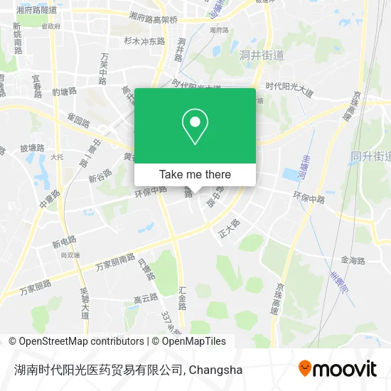 湖南时代阳光医药贸易有限公司 map