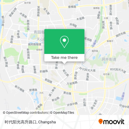 时代阳光高升路口 map