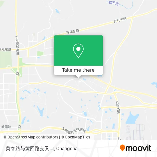 黄春路与黄回路交叉口 map