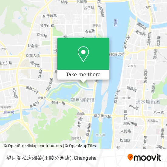 望月阁私房湘菜(王陵公园店) map
