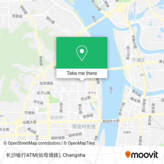 长沙银行ATM(佑母塘路) map