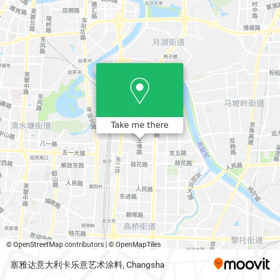 塞雅达意大利卡乐意艺术涂料 map