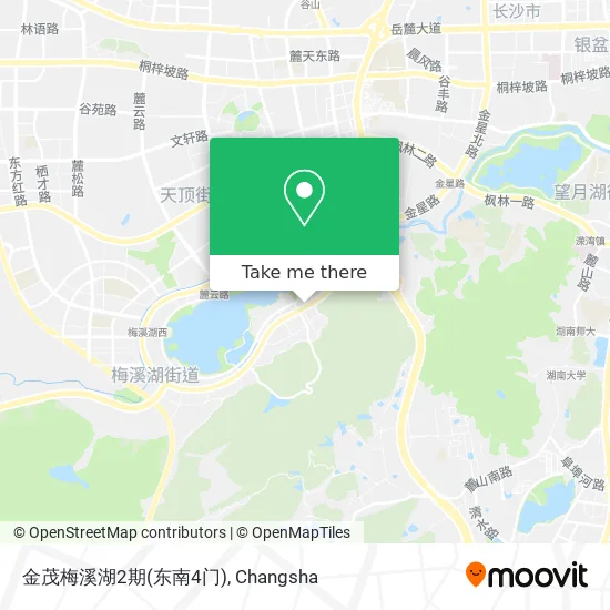 金茂梅溪湖2期(东南4门) map