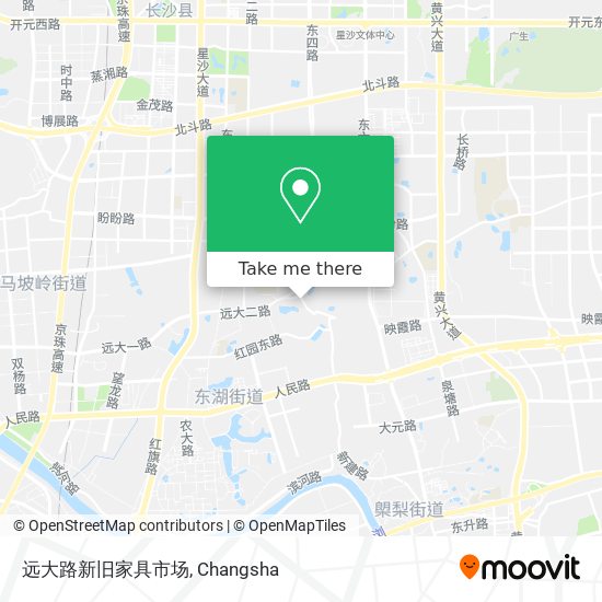 远大路新旧家具市场 map