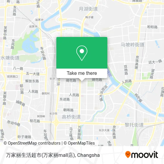 万家丽生活超市(万家丽mall店) map