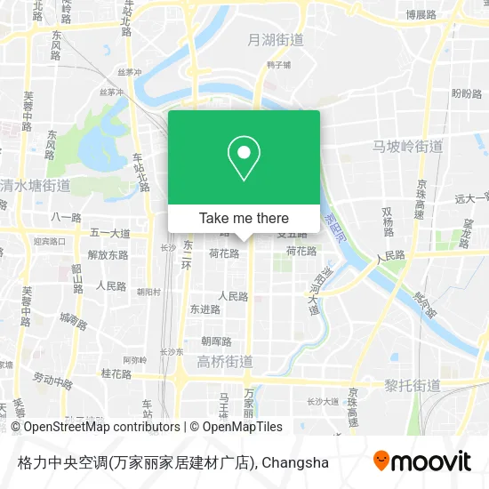 格力中央空调(万家丽家居建材广店) map