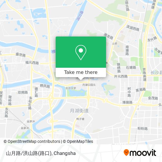山月路/洪山路(路口) map