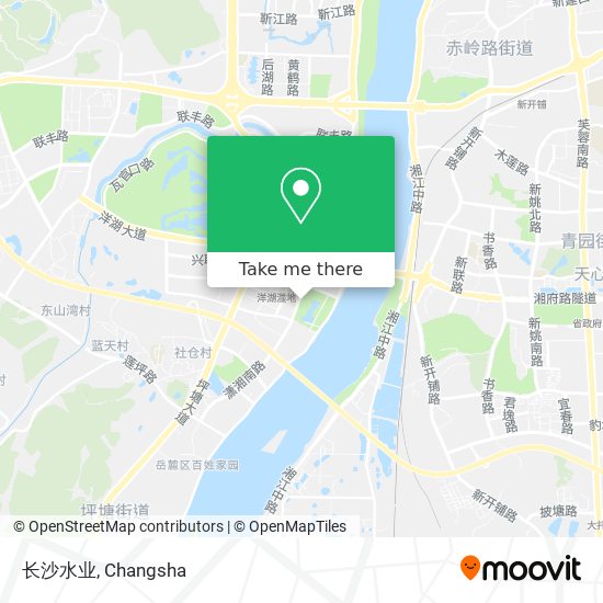 长沙水业 map