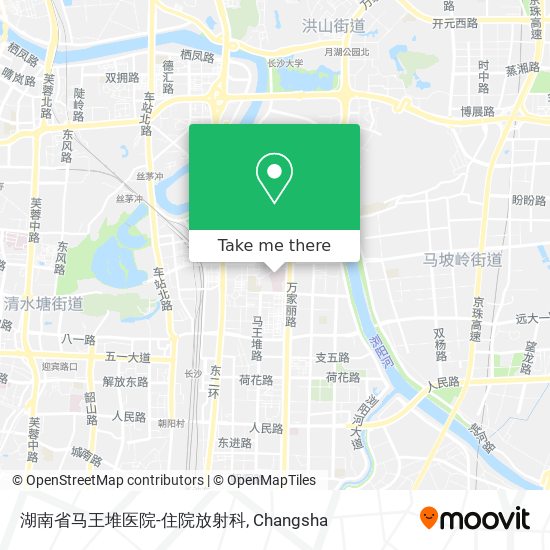 湖南省马王堆医院-住院放射科 map
