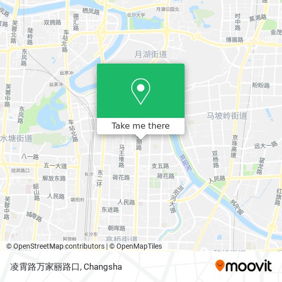 凌霄路万家丽路口 map
