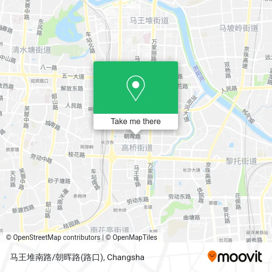 马王堆南路/朝晖路(路口) map