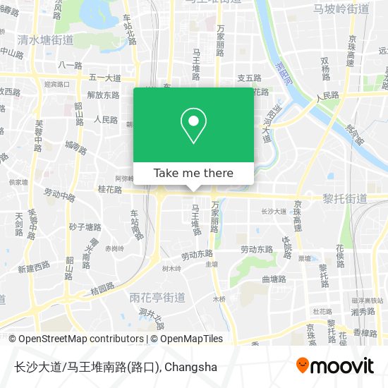 长沙大道/马王堆南路(路口) map