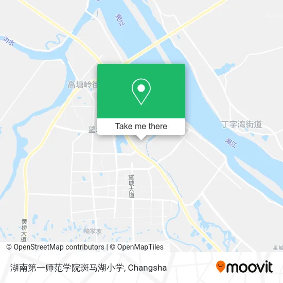 湖南第一师范学院斑马湖小学 map