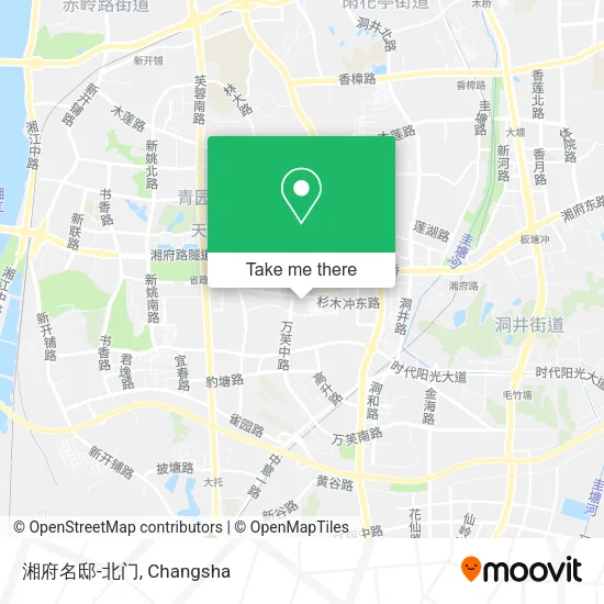 湘府名邸-北门 map