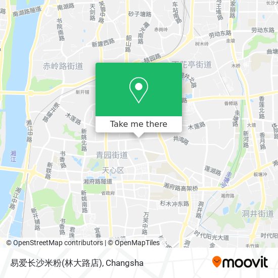易爱长沙米粉(林大路店) map