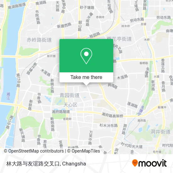 林大路与友谊路交叉口 map