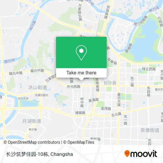 长沙筑梦佳园-10栋 map