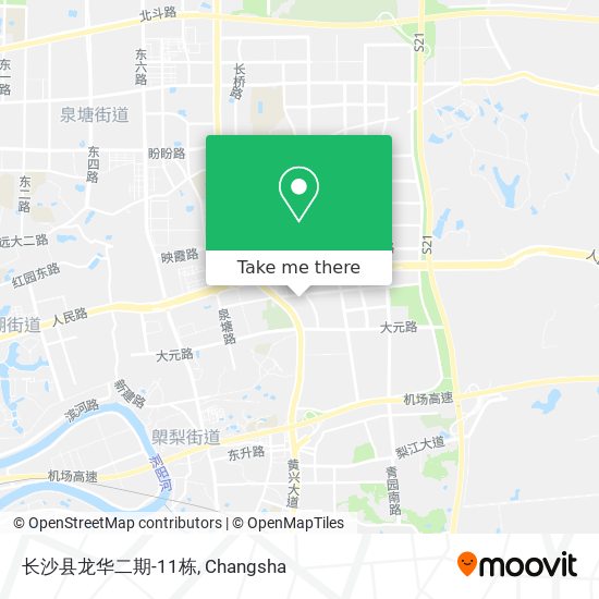 长沙县龙华二期-11栋 map