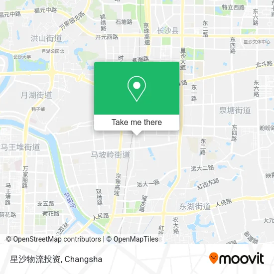 星沙物流投资 map