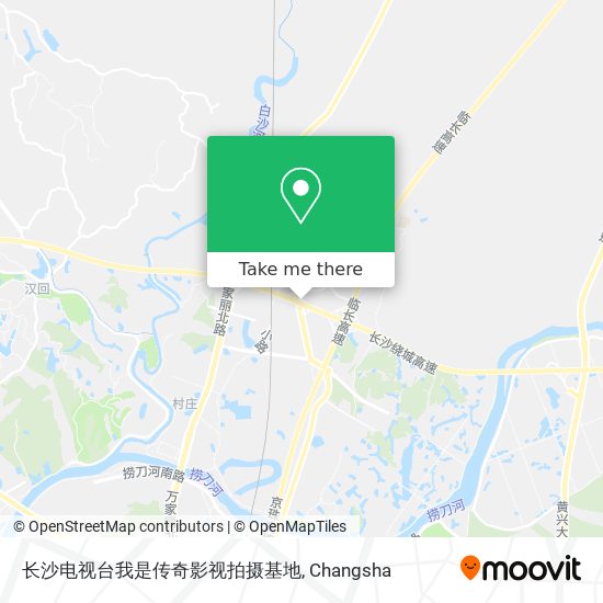 长沙电视台我是传奇影视拍摄基地 map