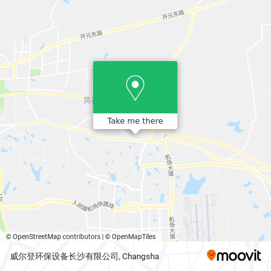 威尔登环保设备长沙有限公司 map