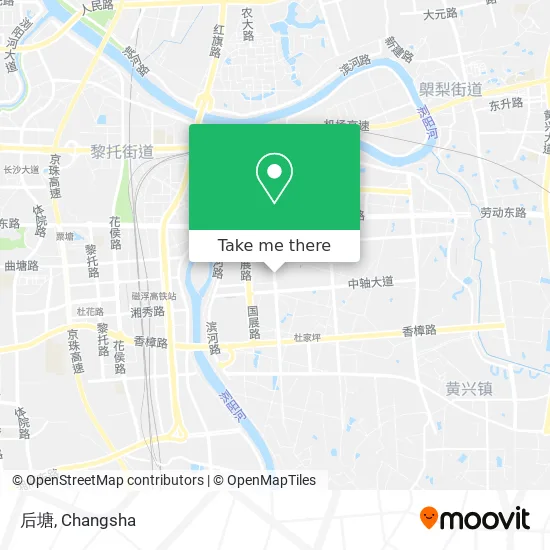 后塘 map