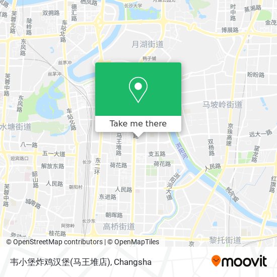 韦小堡炸鸡汉堡(马王堆店) map