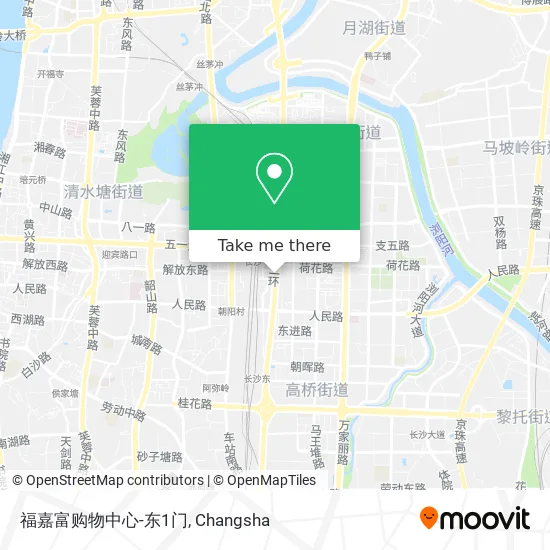 福嘉富购物中心-东1门 map